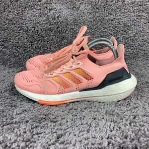 UltraBoost 22 Heat.RDY Womens Size 8.5 Coral Flash Orange Pink Running Shoes